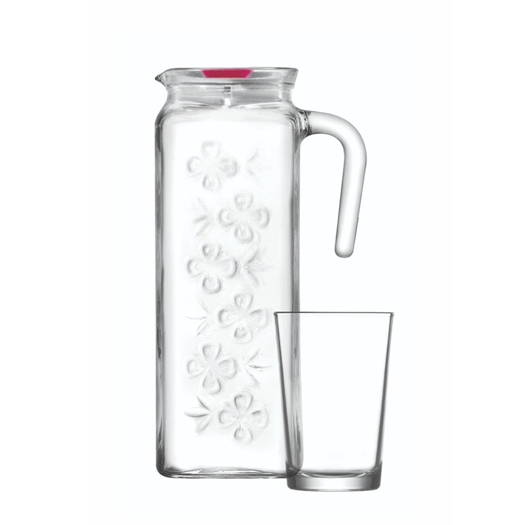 Lav Bloom Sürahi ve Bardak Seti