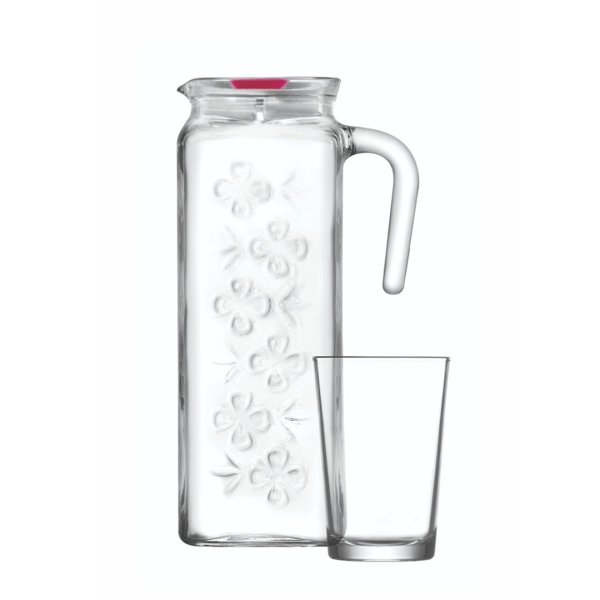 Lav Bloom Sürahi ve Bardak Seti