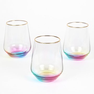 Rakle Rainbow 3'lü Su Bardağı Seti