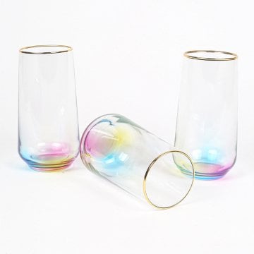 Rakle Rainbow 3'lü Meşrubat Bardağı