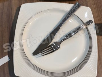 Rüzgar Platin 86 Parça 12 Kişilik Yemek Takımı