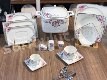 Rosemary 86 Parça 12 Kişilik Yemek Takımı