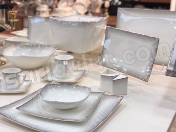 İnci 86 Parça 12 Kişilik Yemek Takımı