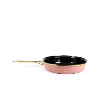 Fecra Emaye 26 cm Şef Tava Rose Gold