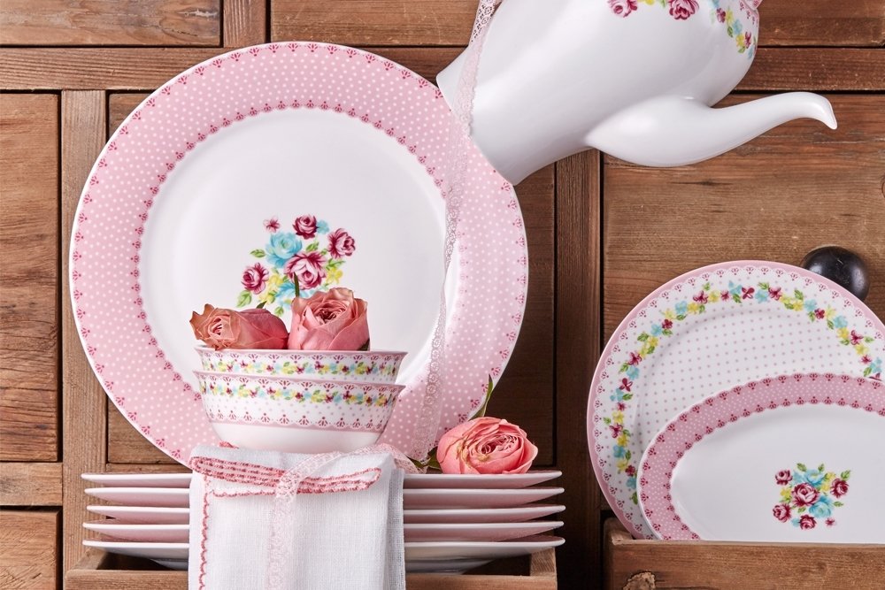 Pink Lady 44 Parça 6 Kişilik Kahvaltı Takımı