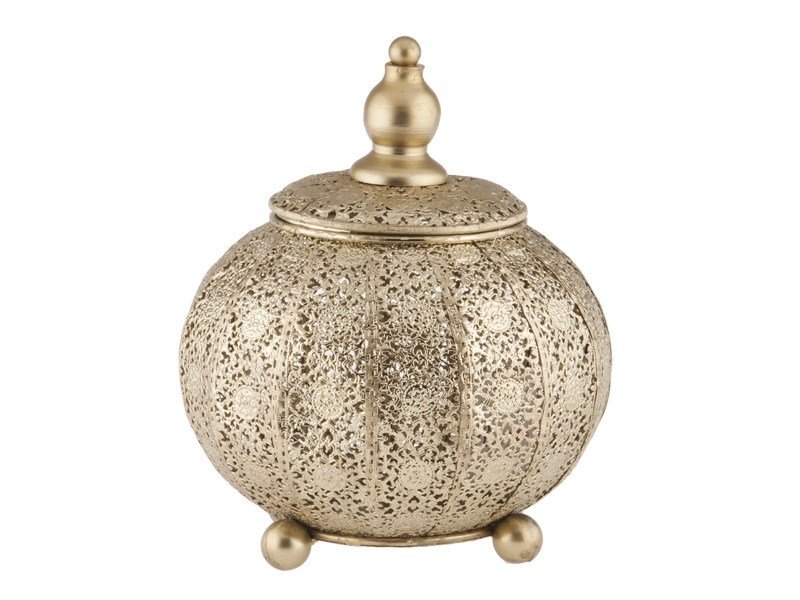 Biev FJN011 // Gold Yuvarlak Şekerlik 20X20X2