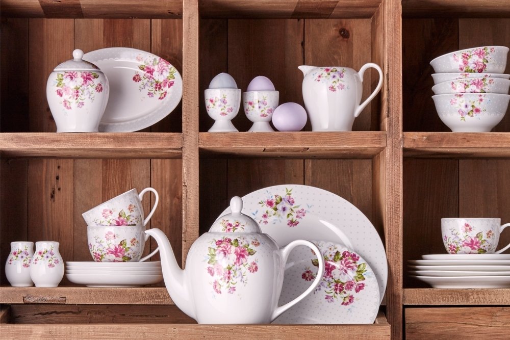 Rosy 44 Parça 6 Kişilik Kahvaltı Takımı