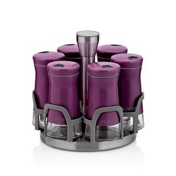 Neva Sweet Maxi Mor Dönen 6 Lı Baharat Seti N2406