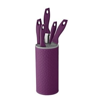 Neva N2363 Sweet Petek Mor 6 Lı Bıçak Set