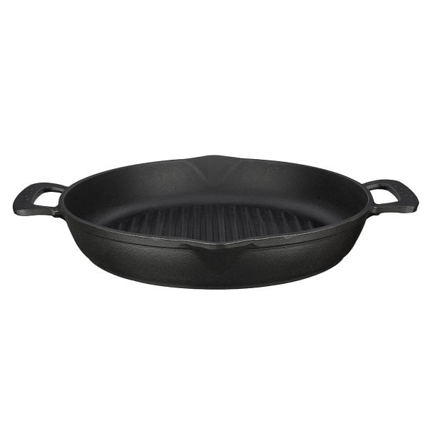 Lava Döküm 32 Cm Izgara Tava Metal Saplı