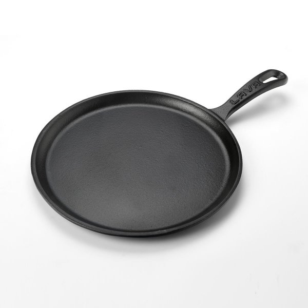Lava Döküm Krep Pizza Pancake Tavası 26 Cm  Yuvarlak Metal Saplı