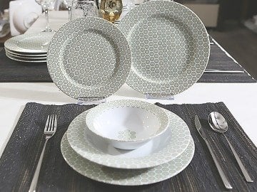 Porland Bloomy 24 Parça Yemek Takımı