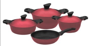 Aryıldız Sole Döküm Tencere Set Rose