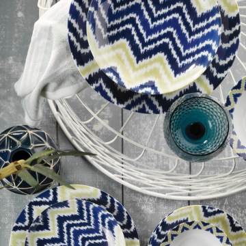 Kütahya Porselen Zeugma 24 Parça Yemek Seti Nano Dek Dg179