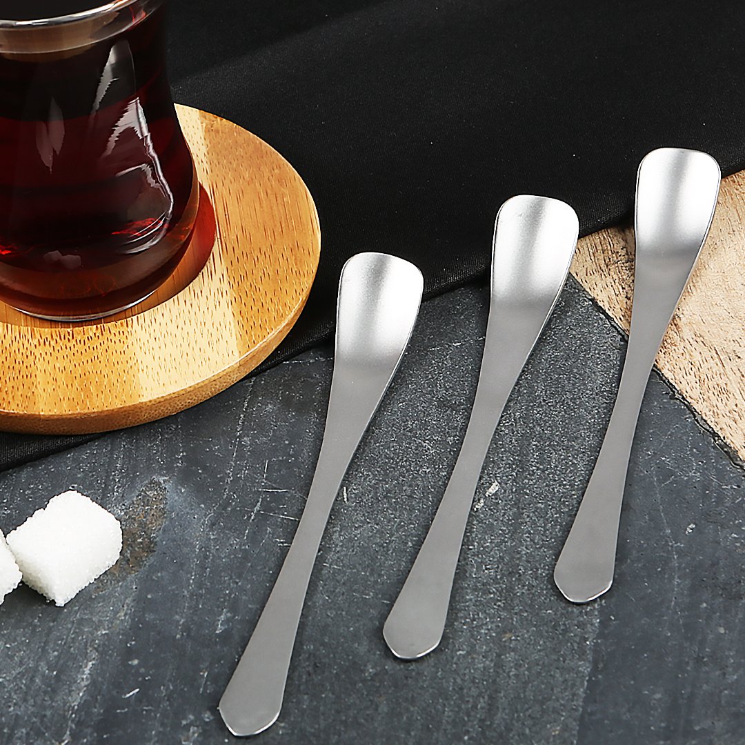 Fecra Gümüş Saten Çay Kaşığı