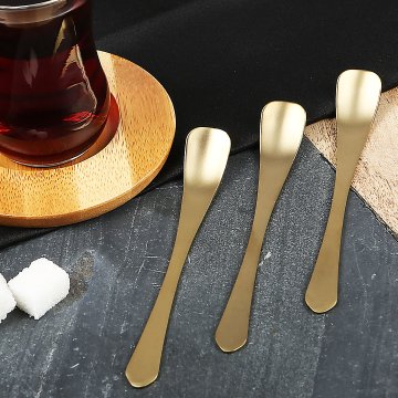 Fecra Gold Saten Çay Kaşığı