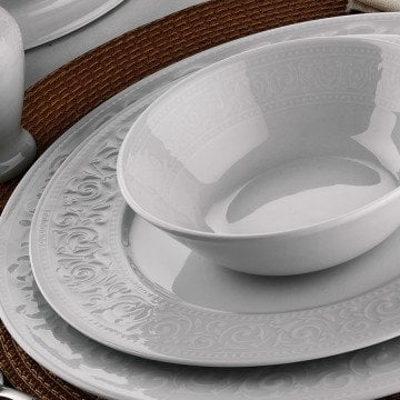 Kütahya Porselen Açelya 24 Parça Yemek Takımı