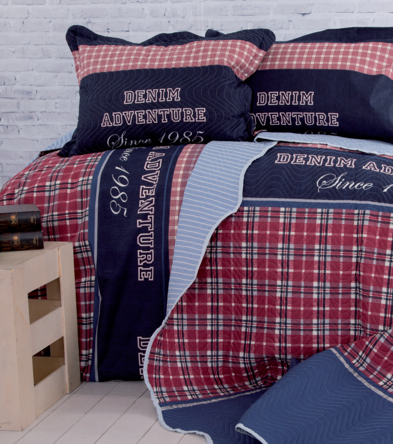 Soley Tek Kişilik Ranforce Uyku Seti Genç Denim Lacivert