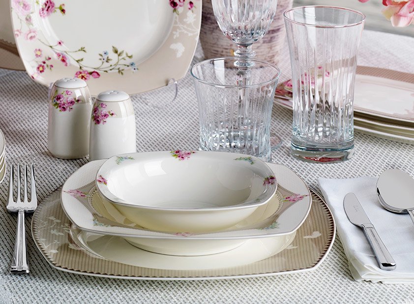 Pierre Cardin Mary Rose 24 Parça Yemek Takımı