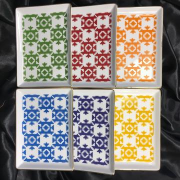 Porland Ethnical Model 6 Adet Pasta Tabağı Seti