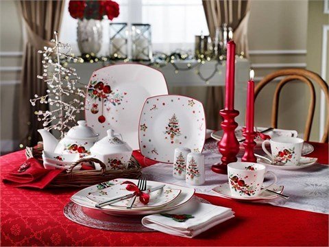 Pierre Cardin Christmas 43 Parça Kahvaltı Takımı