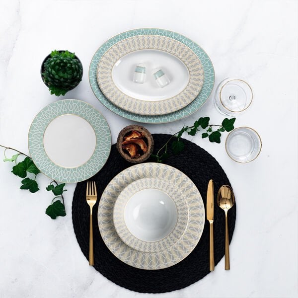 Güral Porselen Füsun 54 Parça Yemek Takımı