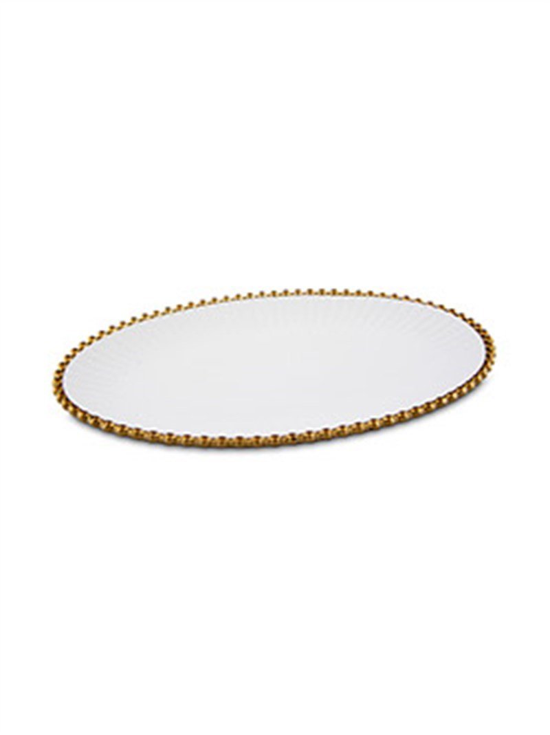 Pierre Cardin  Brıght Gold 33 cm Kayık Tabak