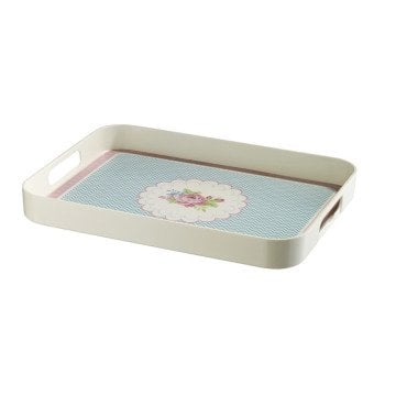 Kütahya Porselen 39,5X31 cm Kulplu Tepsi