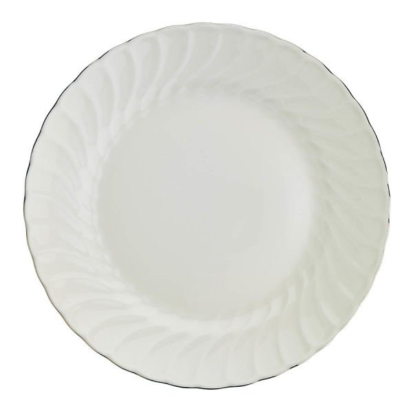 Kütahya Porselen Bone Lilyum 24 Parça Platin Fileli Yemek Takımı