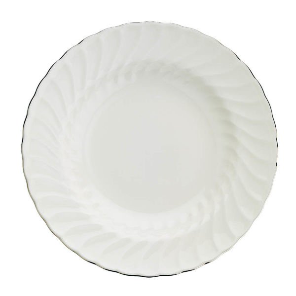Kütahya Porselen Bone Lilyum 24 Parça Platin Fileli Yemek Takımı