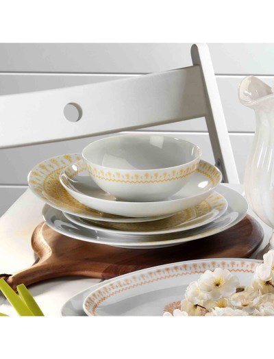 Mitterteich 86685 Desen 24 Parça Yemek Seti Sarı