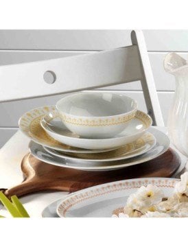 Mitterteich 86685 Desen 24 Parça Yemek Seti Sarı