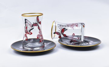Kelebek 12 Parça Çay Seti