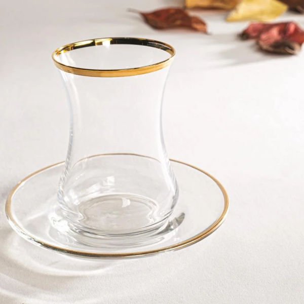 Rakle Avantgarde Gold 12 Parça Çay Seti