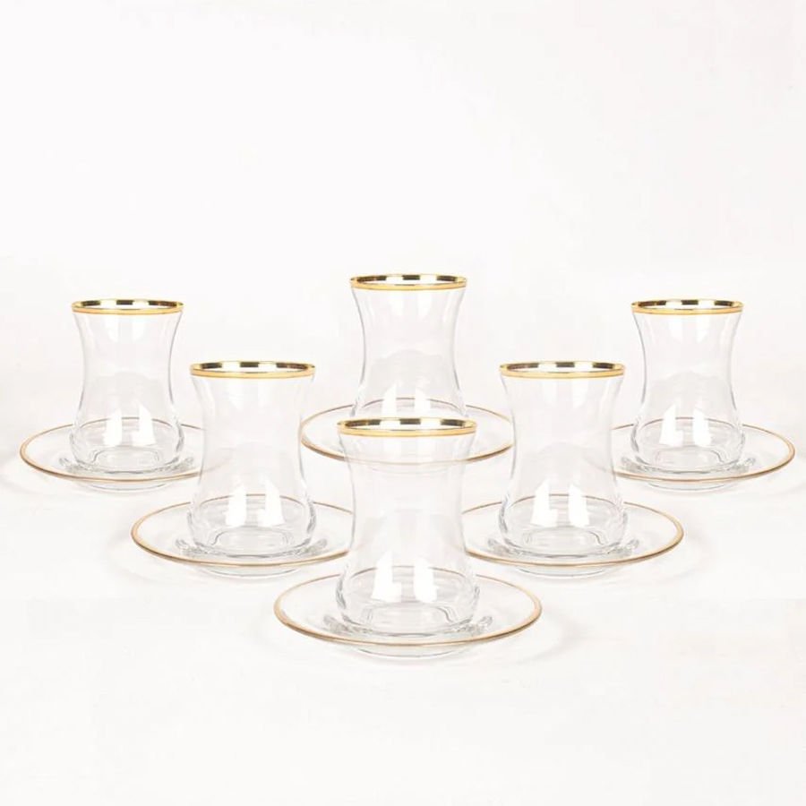 Rakle Avantgarde Gold 12 Parça Çay Seti