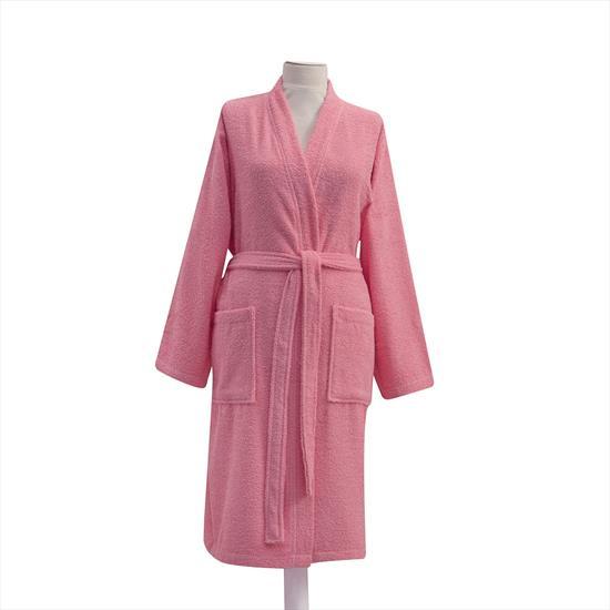 Taç Kimono Bornoz Pembe