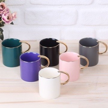Fecra Ascot 6'lı Porselen Kupa Seti