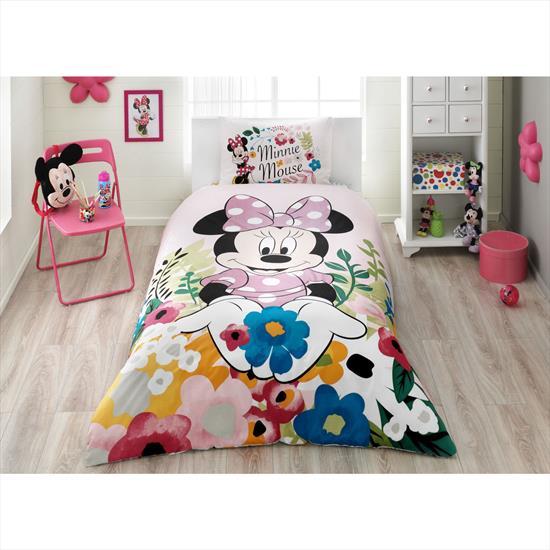 Taç Disney Minnie Mouse Glitter Nevresim Takımı