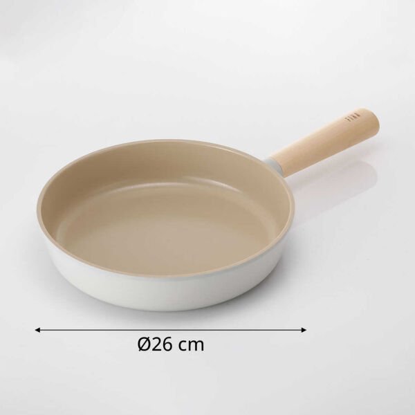 Neoflam Fika Alüminyum Döküm Tava 26Cm Bej