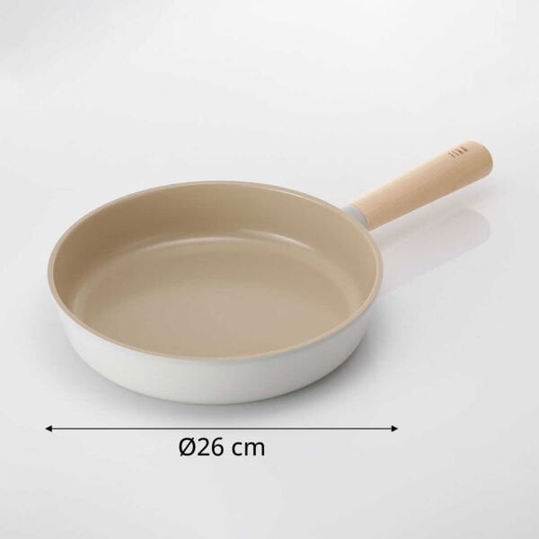 Neoflam Fika Alüminyum Döküm Tava 26Cm Bej