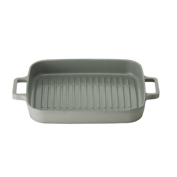 Neoflam Fika Dikdörtgen Aluminyum Grill Tava 28 Cm Gri