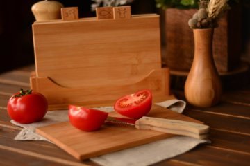 Bambum Tapenade Mini - 4’lü Kesme Tahtası