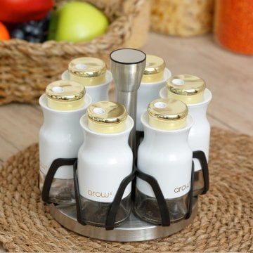 Fecra Arow Lady Baharat Takımı 6 Lı Beyaz