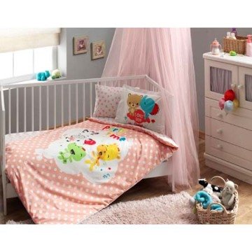 Taç Lisanslı Nevresim Takımı Fısher Prıce Baby Girl