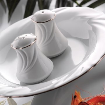 Kütahya Porselen Troya 85 Parça Platin Fileli Yemek Takımı