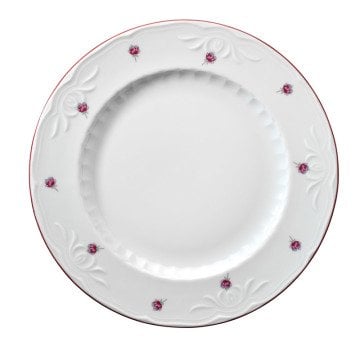 Kütahya Porselen Mina Pembe 24 Parça Yemek Seti