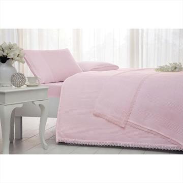 Taç Dekoratif Örtü Seti ÇK Pembe