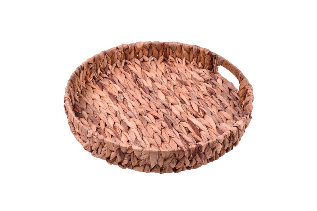 Bambum Tenen Hasır Tepsi Yuvarlak 34 cm