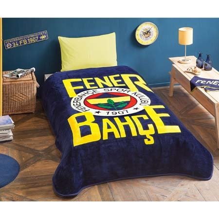 Taç Lisanslı Fenerbahçe 1907 Tek Kişilik Battaniye
