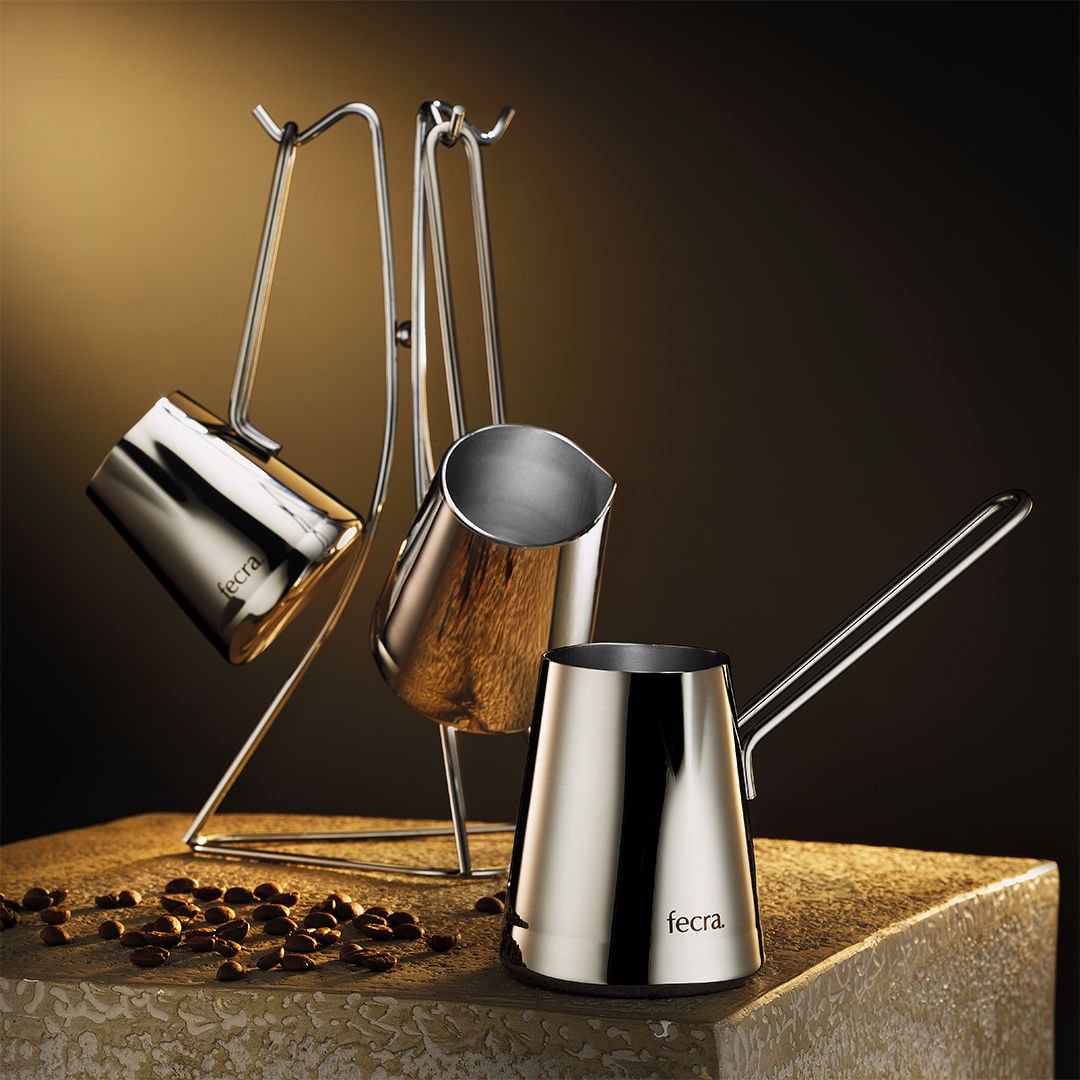 Fecra Dina 4 Parça Cezve Seti